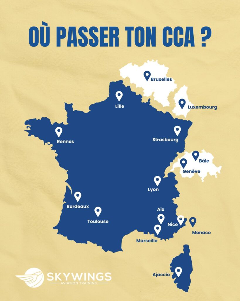 carte des formations CCA