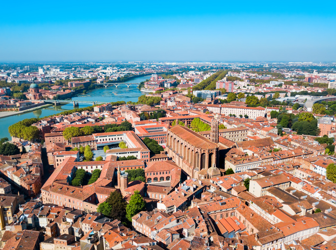Jacobins Church in Toulouse, France